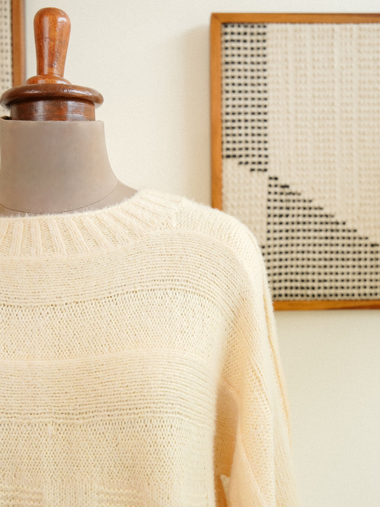 Heirloom white Sweater