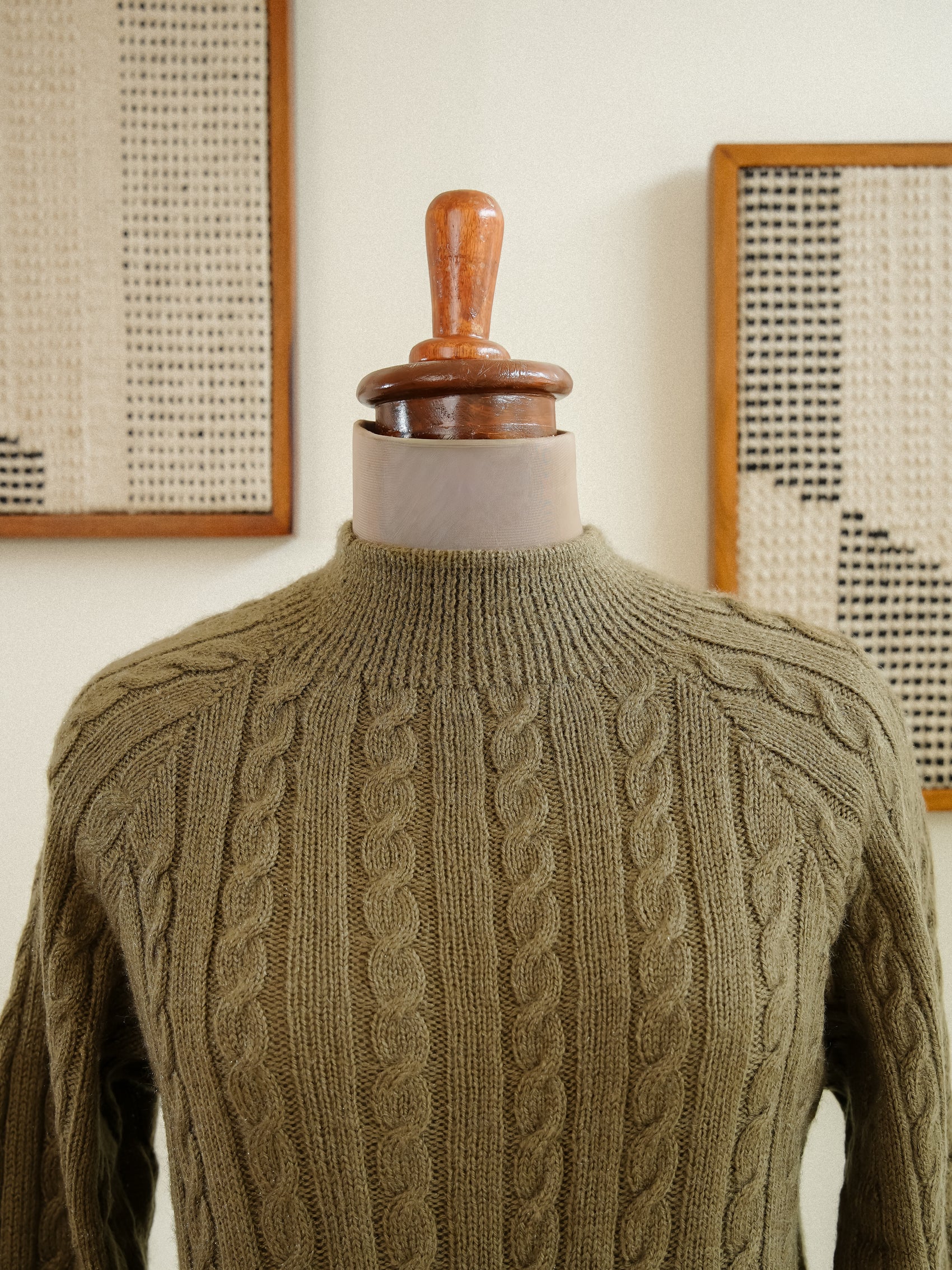 olive moss sweater