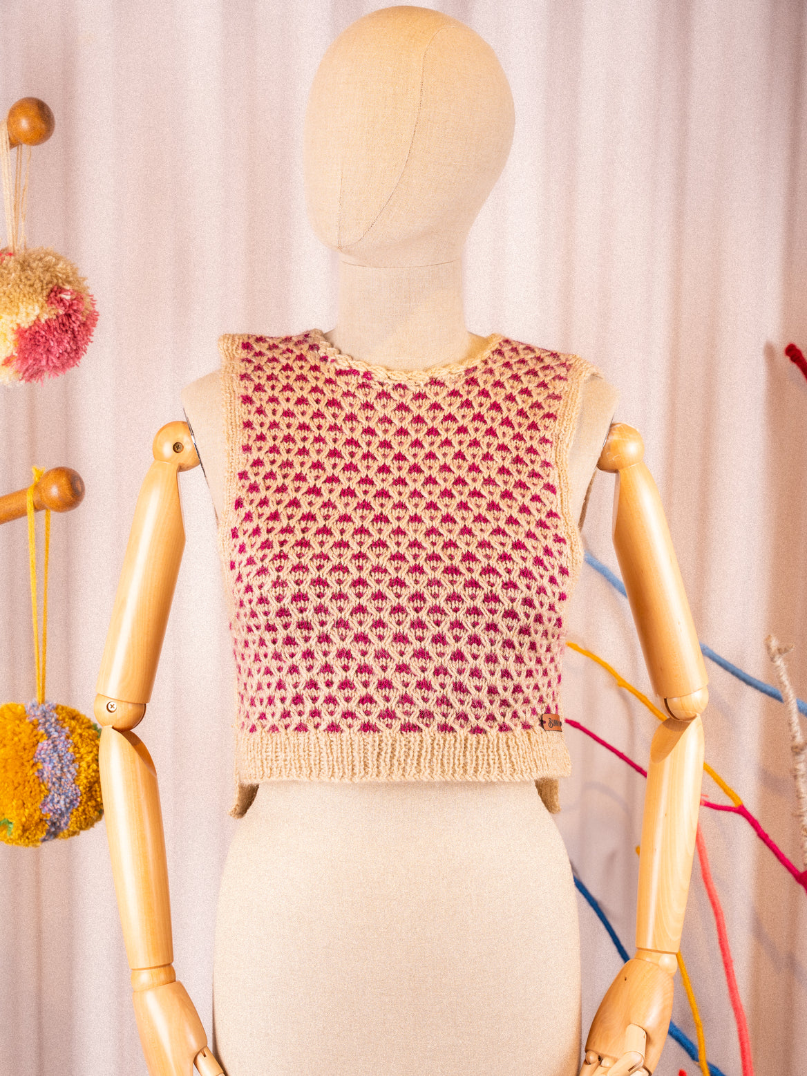 Blush Weave Knit Top