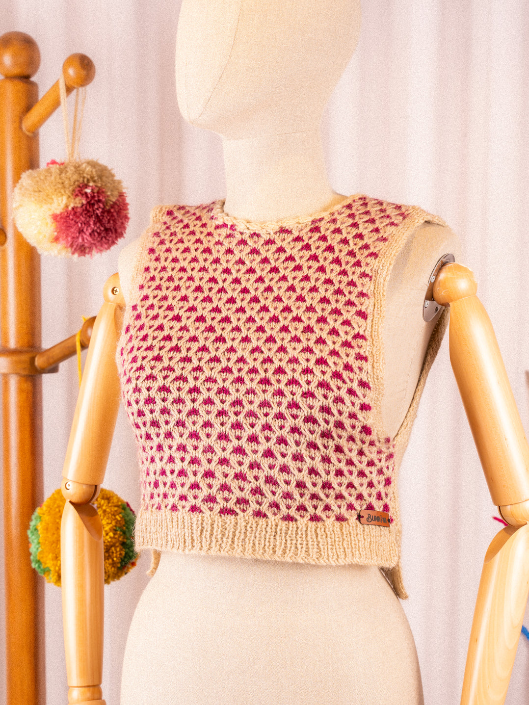 Blush Weave Knit Top